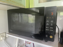 美的（Midea）家用变频微波炉平板式易清洁 800W微波速热 一键智能菜单 钻石背板 微晶面板加热20L（PM20M2） 实拍图