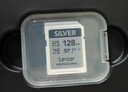 雷克沙（Lexar）128GB SD存储卡 U3 V30 佳能索尼富士尼康相机高速SD卡 读225MB/s 写160MB/s 4K超清录制 SD银卡 实拍图