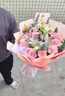 馨仪母亲节鲜花速递玫瑰花康乃馨花束送妈妈长辈礼物全国鲜花同城配送 19朵康乃馨百合混搭花束 实拍图
