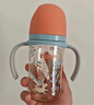 贝亲（Pigeon）PPSU双把手防胀气奶瓶240ml 丛林小兔 M号奶嘴 3月+ AA218 实拍图