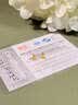 老凤祥黄金耳钉女款2026新款蝴蝶足金耳饰纯金耳环耳坠生日礼物送女友 实拍图