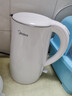 美的（Midea）电热水壶烧水壶1.7L304不锈钢0涂层双层隔热自动断电1500W养生冲奶泡茶 MK-SH17M130 实拍图