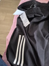 阿迪达斯短裤男夏季透气薄款宽松休闲运动梭织五分裤 黑/白 1CS-BW  L  实拍图
