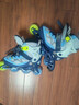 迪卡侬（DECATHLON）儿童硬壳四码可调节轮滑鞋初学者防崴脚溜冰鞋耐磨舒适轮滑鞋套装 太空旅行款 35 -38码(脚长22-24cm) 实拍图