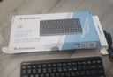 双飞燕（A4TECH）FBK11 86键 蓝牙键盘 无线键盘电脑办公无线薄膜键盘小键盘便携ipad键盘618大促 遂空灰 蓝牙/无线 实拍图
