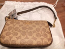 蔻驰（COACH）【品牌直供】女包Nolita麻将包手提包棕黑CW426 520礼物送女友 实拍图