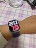 Apple/苹果WatchS11智能手表GPS款42毫米银色铝金属表壳雾紫色运动型表带S/M-联通补贴 实拍图