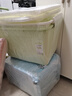 SPACEXPERT 衣物收纳箱特大号塑料整理箱车载储物箱60L绿色 1个装 带轮 实拍图