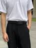 FALAMAONE法莱阿玛尼高档男士皮带男款2026年最新款腰带男裤带父亲节礼物 京仓直发/内扣款-枪黑色【专柜礼盒】 120cm 改尺寸联系客服或下单备注 晒单实拍图
