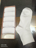浪莎（LangSha）袜子女纯棉夏季超薄全棉中筒袜吸汗防臭透气四季少女学生白色棉袜 100%棉网眼夏季【白色6双】 691款 均码 35至39码 实拍图
