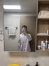 优衣库合作款/男装女装宽松衬衫/长袖衬衣482453 480294 482453/00白色 M 实拍图