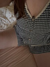 古今（GUJIN）【带胸垫】夏季泡泡纱吊带可外穿睡衣女睡裤甜美女装家居服套装XL 实拍图