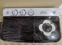 奥克斯（AUX）洗+脱13公斤洗衣机大容量半自动洗衣机宿舍家用双缸小型波轮双桶洗衣机迷你洗脱一体 透明黑（洗涤8KG+脱水5KG） 实拍图