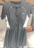 李宁（LI-NING）泳衣女连体裙式游泳衣遮肚显瘦抗氯速干玩水度假泳装546黑色2XL 实拍图