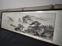 佳得雅新中式客厅装饰画沙发背景墙壁画字画山水画靠山图办公室风景挂画 望云楼A1（陋室铭） 55*170cm宣纸锦绫+有机玻璃+胡桃色实木框（较小） 实拍图