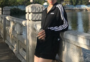 adidas休闲舒适三条纹立领夹克外套男装秋季阿迪达斯官方轻运动   黑色/白（推荐选大一码）   M 实拍图