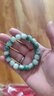 彩荷原生态菩提手串绕指柔阴皮菩提根渐变手链 飘花款 实拍图