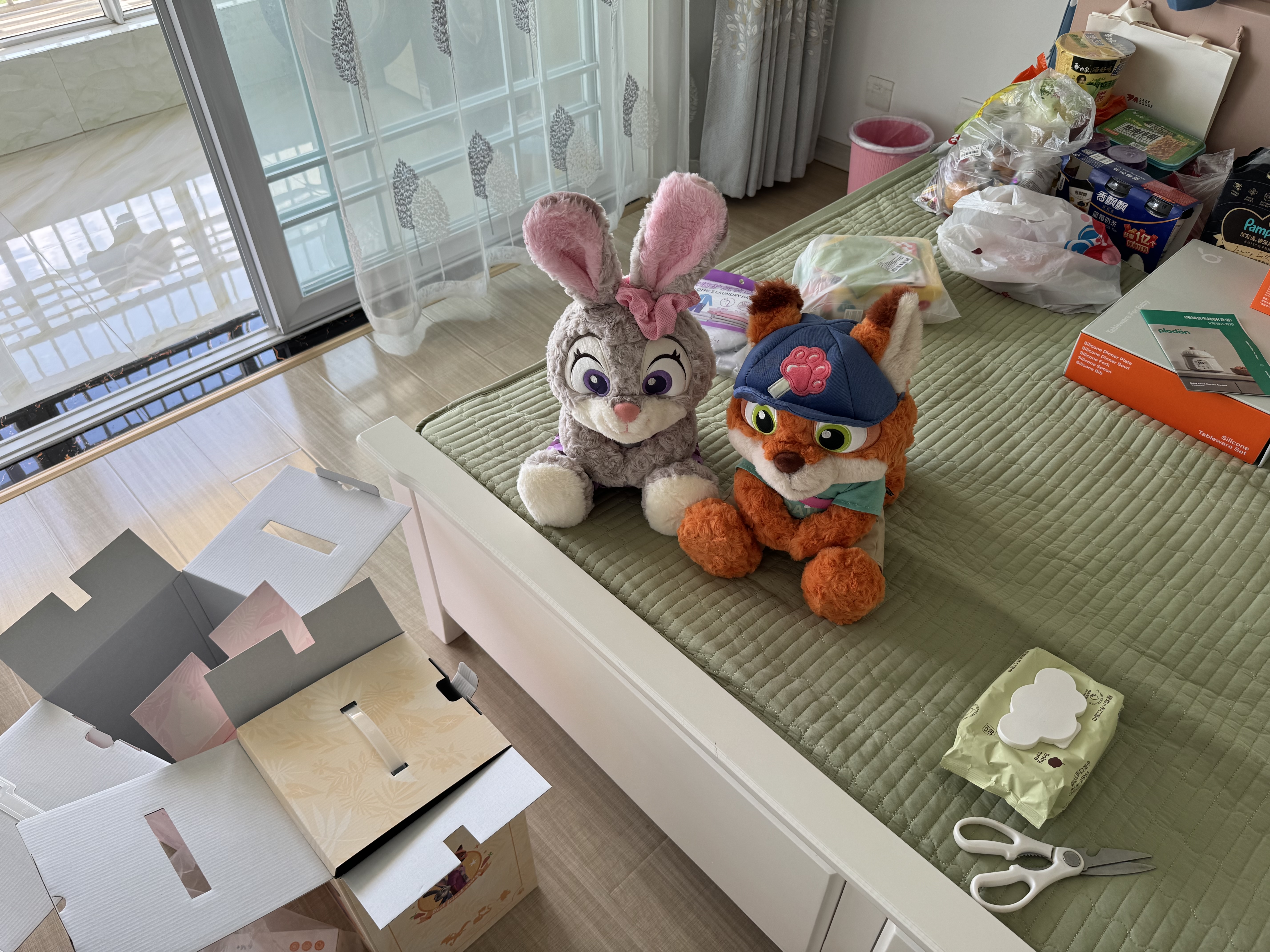 迪士尼（Disney）疯狂动物城朱迪尼克玩偶情侣毛绒玩具公仔告白礼盒男女孩生日礼物 实拍图