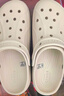 卡骆驰（CROCS）经典云朵洞洞鞋时尚百搭女鞋花园鞋沙滩鞋|206750 骨白色-2Y2(含智必星) 36 /37(230mm) 实拍图