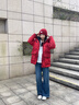 波司登（BOSIDENG）冬季羽绒羽绒服女士加厚90绒鹅绒连帽商场同款时尚百搭休闲外套 【新年红】马到成功|9FS4 L 170/92A 体重约120-130斤 实拍图