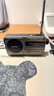 山水（SANSUI）M31老人收音机老年人充电插卡音乐播放器迷你小音箱便携式随身听FM调频广播音响蓝牙音箱 灰色 实拍图