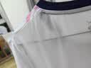 川崎（KAWASAKI）羽毛球服女款速干T恤运动短裙繁花似锦两件套装A2808 霜白 L 实拍图