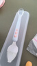 婧麒（JOYNCLEON）宝宝锯齿双头刮泥勺辅食餐具儿童水果挖刮泥勺 蓝 JYP127443饭盒 实拍图