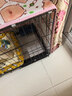 憨憨宠 狗笼猫笼 狗笼子小型犬带厕所幼犬折叠便携猫笼子宠物笼具兔笼 黑色 前出盘狗丝笼 70*50*60cm 实拍图