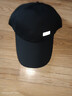 【热巴同款】加大棒球帽帽子男女大头围显脸小春夏字母百搭棒球帽 侧标-黑色 实拍图