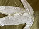 欢喜小熊新生儿连体哈衣春夏季宝宝纯棉护肚爬服0-6个月新生婴儿蝴蝶衣 实拍图