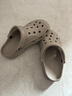 卡骆驰（CROCS）贝雅洞洞鞋男鞋女鞋轻便耐磨一脚蹬拖鞋休闲鞋百搭花园鞋|10126 卵石色-2V3 40 (250mm) 实拍图