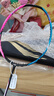 李宁（LI-NING）羽毛球拍全碳素专业比赛羽拍速度进攻单拍 战戟8000（4U） 实拍图