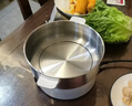 利仁（Liven）小钢人不锈钢0涂层电煮锅分体式小电锅电蒸锅小型1-2人电火锅蒸煮一体多功能锅2L配蒸笼DHG-J1851 实拍图