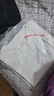 布先生春夏季短袖T恤男士纯棉小白T纯色内搭打底衫 白色 M(170) 实拍图