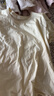 【京东直采】重磅纯棉 圆领短袖男款t恤衣服女士t恤服装真5折专场 浅米（短袖） 2XL （140-155斤） 实拍图