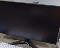 AOC 27英寸 120Hz IPS HDRMode HDMI 低蓝光不闪 可壁挂 三边微边 超薄节能办公电脑显示器 27B35H 实拍图