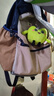 SHUKIKU儿童书包小学生中学生书包男女生大容量休闲户外旅游浅卡其L码 实拍图