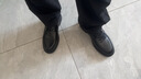 京甄良工皮鞋男款【真皮】2026春夏正装商务男鞋系带德比鞋西装鞋 黑色 42 实拍图