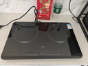 美的（Midea）双灶电磁炉电陶炉电磁灶家用大功率3500W火锅炉烧水多功能轻薄机身一体面板耐磨易洁DZ35W5-111 实拍图
