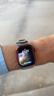 Apple/苹果 Watch S11 智能手表GPS款42毫米银色铝金属表壳雾紫色运动型表带S/M MEUT4CH/B 实拍图
