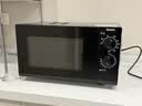 格兰仕（Galanz）微波炉烤箱一体机 平板式不锈钢内胆23升大容量家用光波炉机械旋钮操作简单G80F23SP-M8(S0) 实拍图
