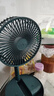电风扇伸缩折叠小风扇宿舍家用静音充电型办公台式USB桌面宿舍大风力夏台面落地两用折叠电风扇 直插款 颜色随机 无档位开关1个装 实拍图