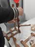 老竹匠红酒架格子台面摆件放葡萄酒高级展示架家用客厅摆设装饰品二层 实拍图