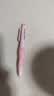 新款2.0正姿活动铅笔海豚握杆小学生用矫姿加粗铅芯自动铅笔 粉色1支+1盒笔芯（8支笔芯） 实拍图