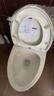 恒洁（HEGII）马桶 家用虹吸式大冲力坐便器 速冲节水防臭 静音降缓盖板 包安装 【可调坑距】抗菌釉面HC0508PT 250-410mm可调节坑距 实拍图