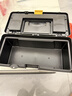 【万人同抢】家用多功能五金收纳箱手提电工工具箱车载维修配件箱 【不含工具-介意慎拍】【黑霸王】13寸加厚 复工爆品 实拍图