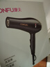 康夫（CONFU）电吹风机家用大功率2200W冷热风专业发廊级理发店恒温吹风筒机KF-8953 【家用发廊】大风力速干专业款 黑金 实拍图