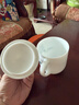 红官窑醴陵瓷器泡茶杯家用传统中式茶具办公杯定制茶杯陶瓷水杯商务送礼 白牡丹450ml1只 实拍图