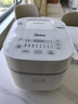 美的（Midea）电饭煲家用智能HI电饭锅2-3-4-5-6人IH电磁加热大火力快煮精钢厚釜内胆一键柴火饭3L IH饭煲白色(2-6人) 3L 实拍图