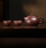 京东京造 宜兴紫砂壶 手工【原矿紫泥】煮茶泡茶壶茶具 西施壶210ml 实拍图